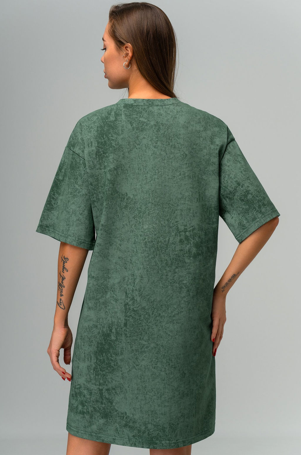 Женское платье-футболка оверсайз Happyfox