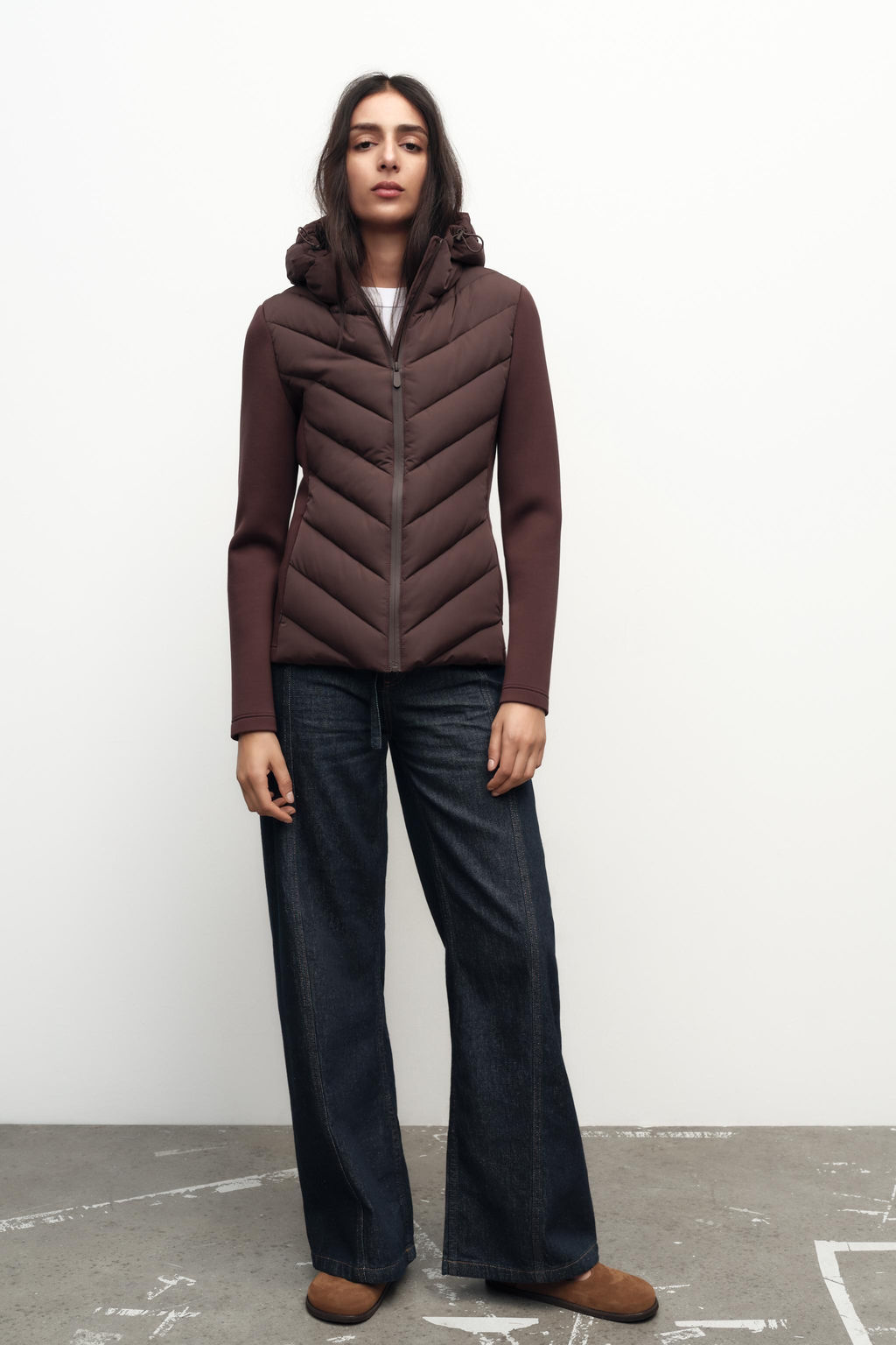 CONTRAST PUFFER JACKET - Zara фото 4