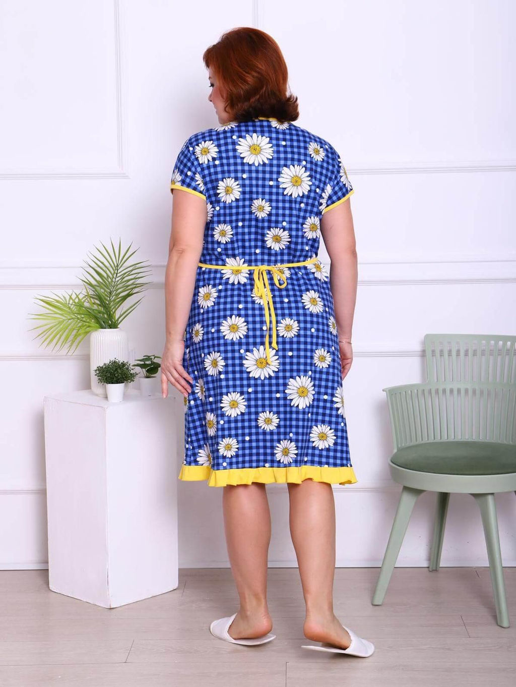 IV-CAPRIZ Полянка - халат синий  фото 5