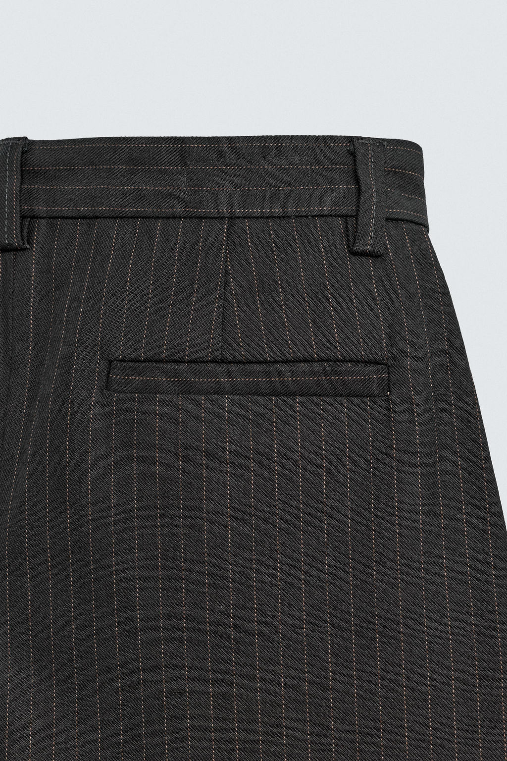 STRIPED TEXTURED CHINO TROUSERS - Zara фото 10