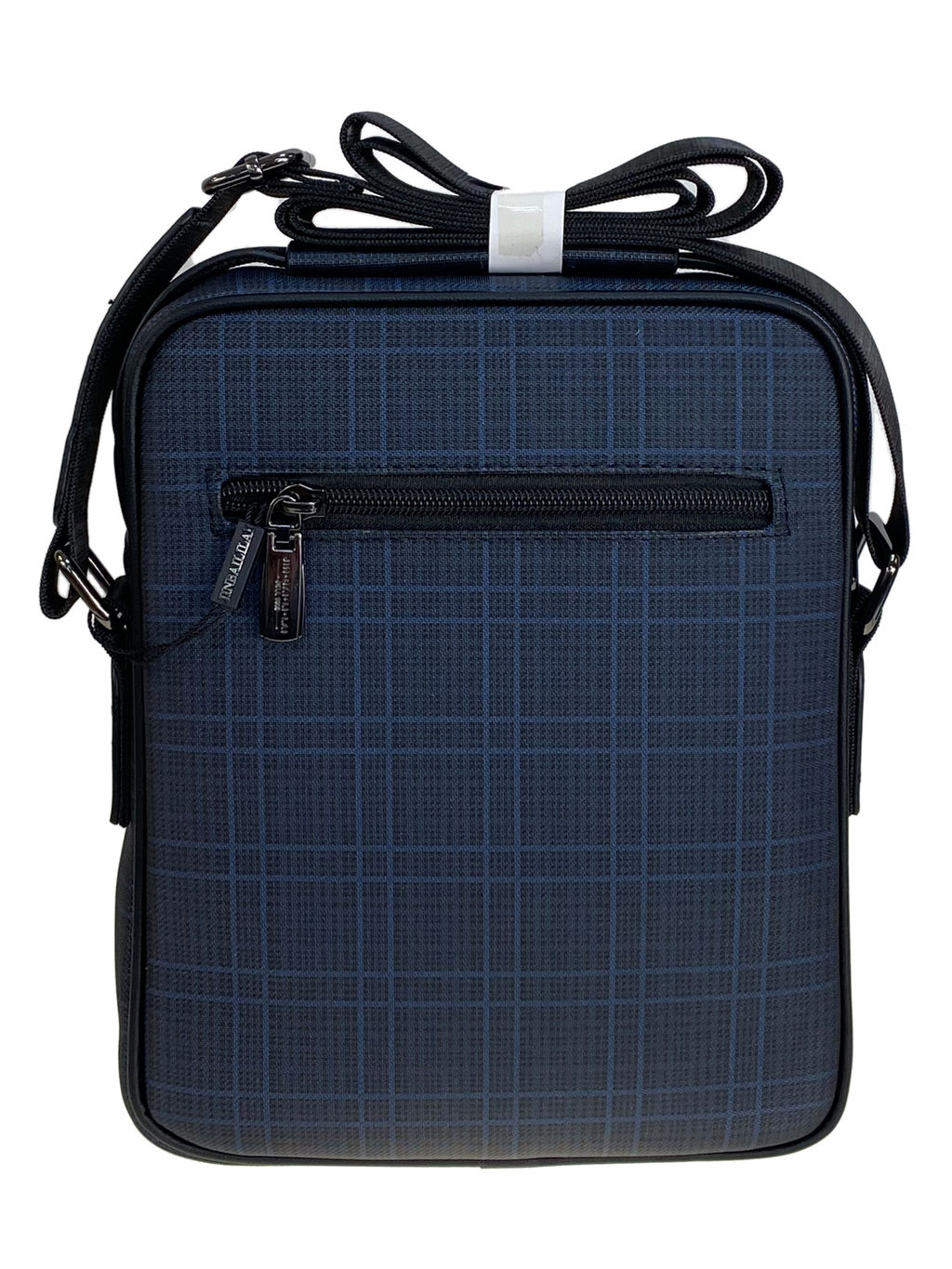 Сумка мужская из натуральной кожи, цвет синий - Greta фото 2