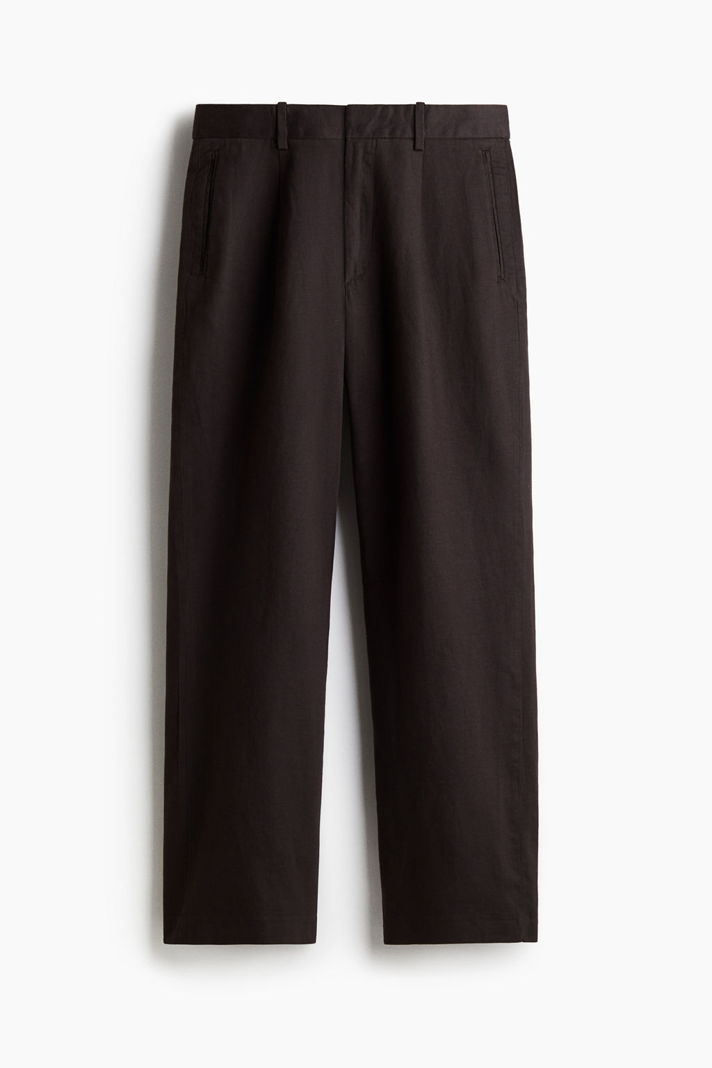 Pantal?n en mezcla de lino Relaxed Fit - H&m фото 4