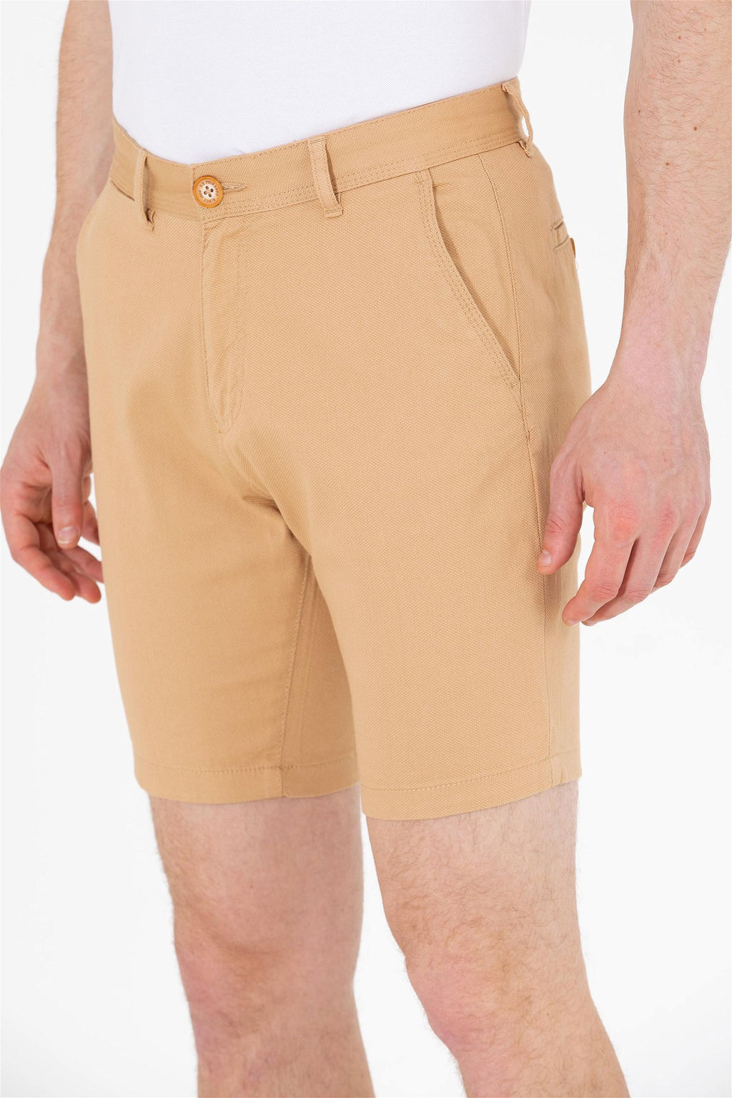 Мужские верблюжьи шорты-бермуды - U.s. polo assn фото 13