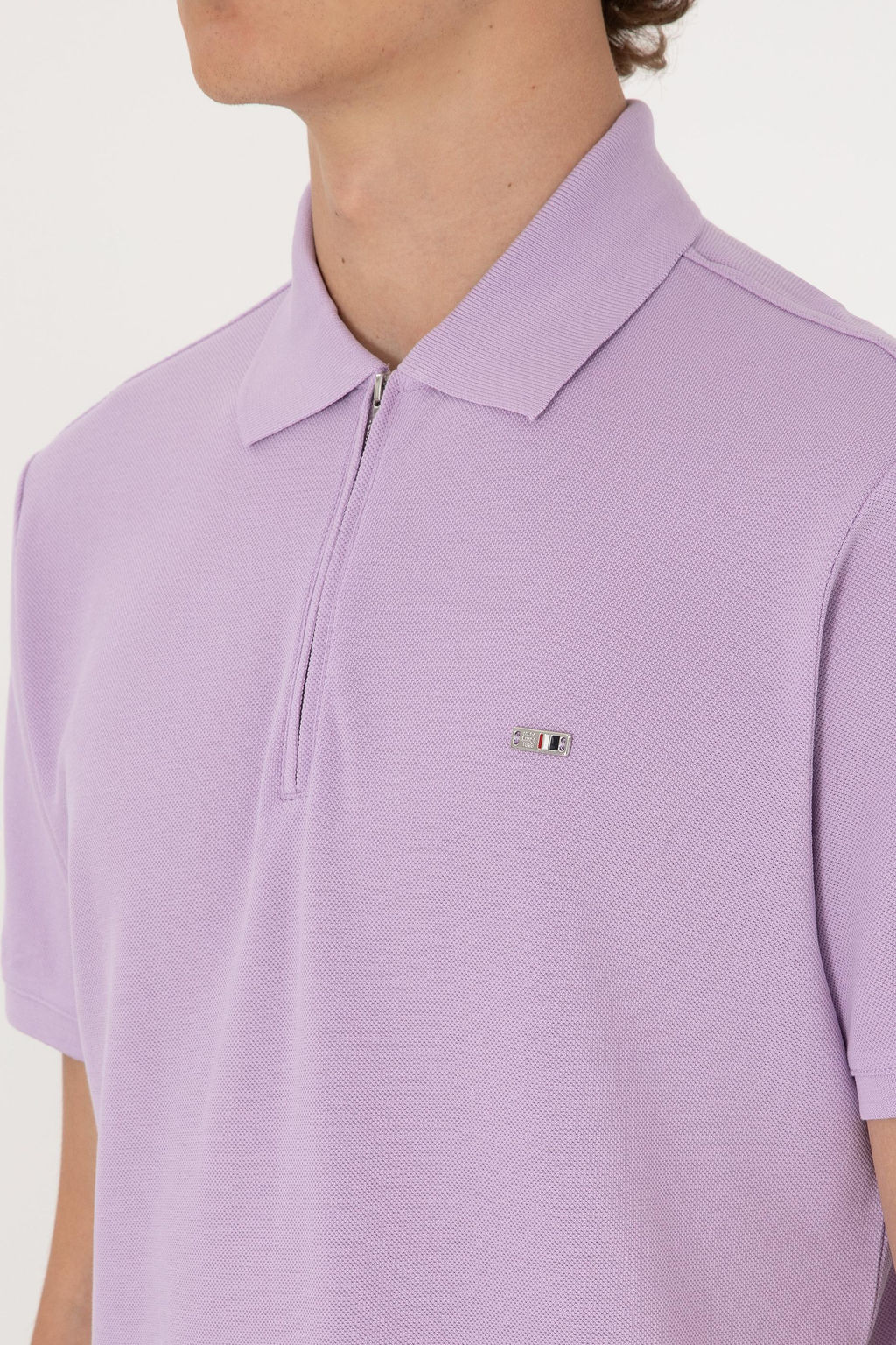 Erkek Regular Fit Fermuarl_ Lila Ti__rt Sepette S_rpriz _ndirim - U.s. polo assn фото 7