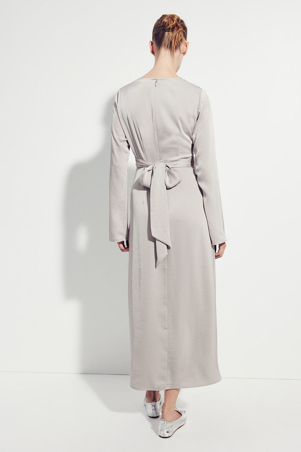 MAMA Vestido de lactancia en saten - H&m фото 3