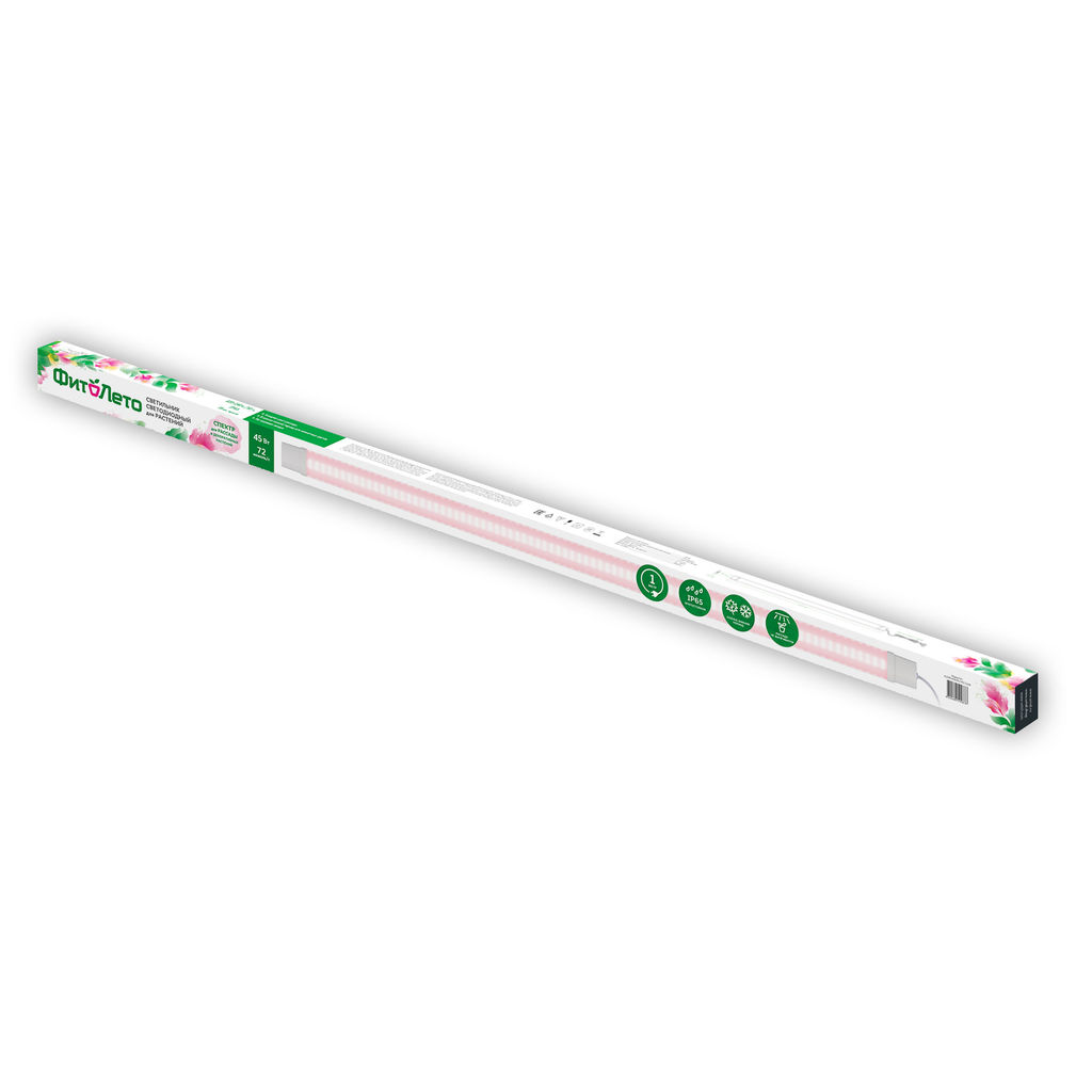 ULZ-P81-45W/SPLE IP65 CLEAR Светильник для растений светодиодный линейный, 1500мм. Пластик. Спектр для фотосинтеза. TM ФитоЛето