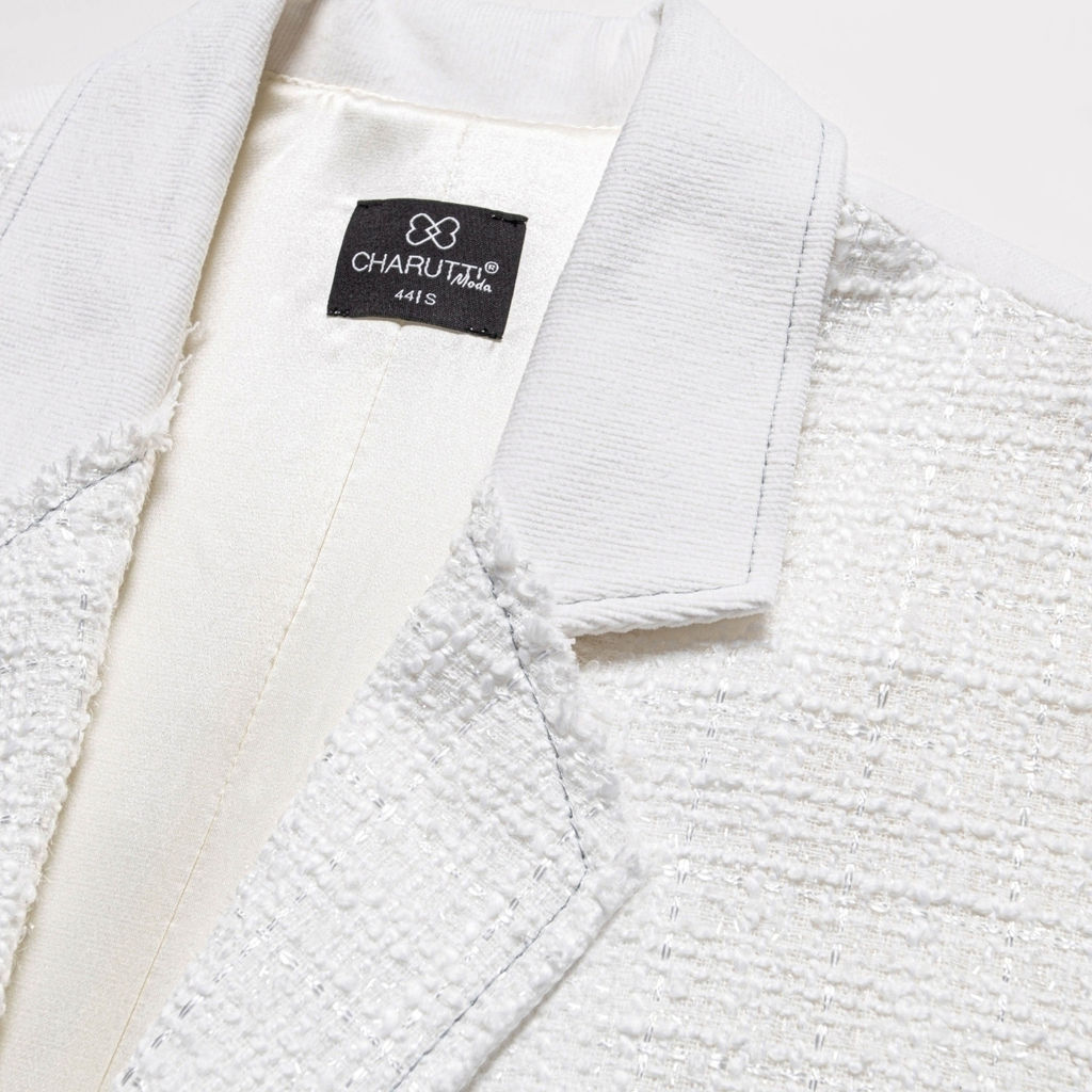 Жилет , в котором выглядишь дорого, Карьерный взлет (античный белый) - Charutti фото 11