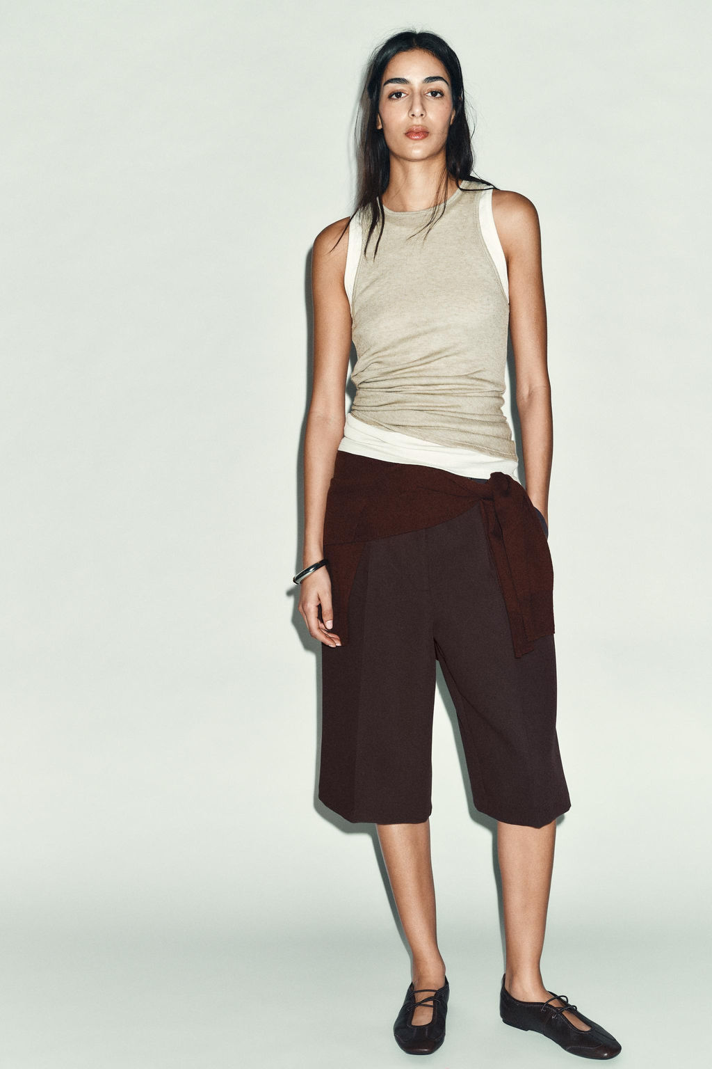 DOUBLE RUSTIC TOP - Zara фото 9