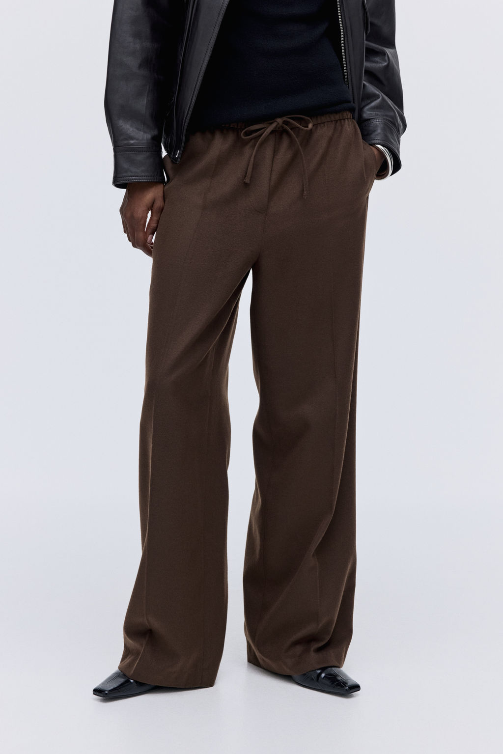 Pantal?n con cord?n de ajuste - H&m фото 6
