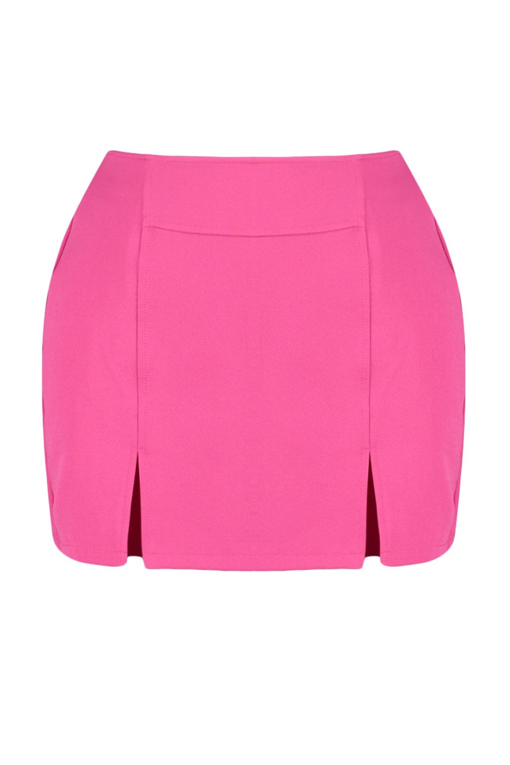 TRENDYOLMILLA Lacivert Cift Y?rtmacl? Super Mini Dokuma Sort Etek TWOSS20SR0364 фото 7