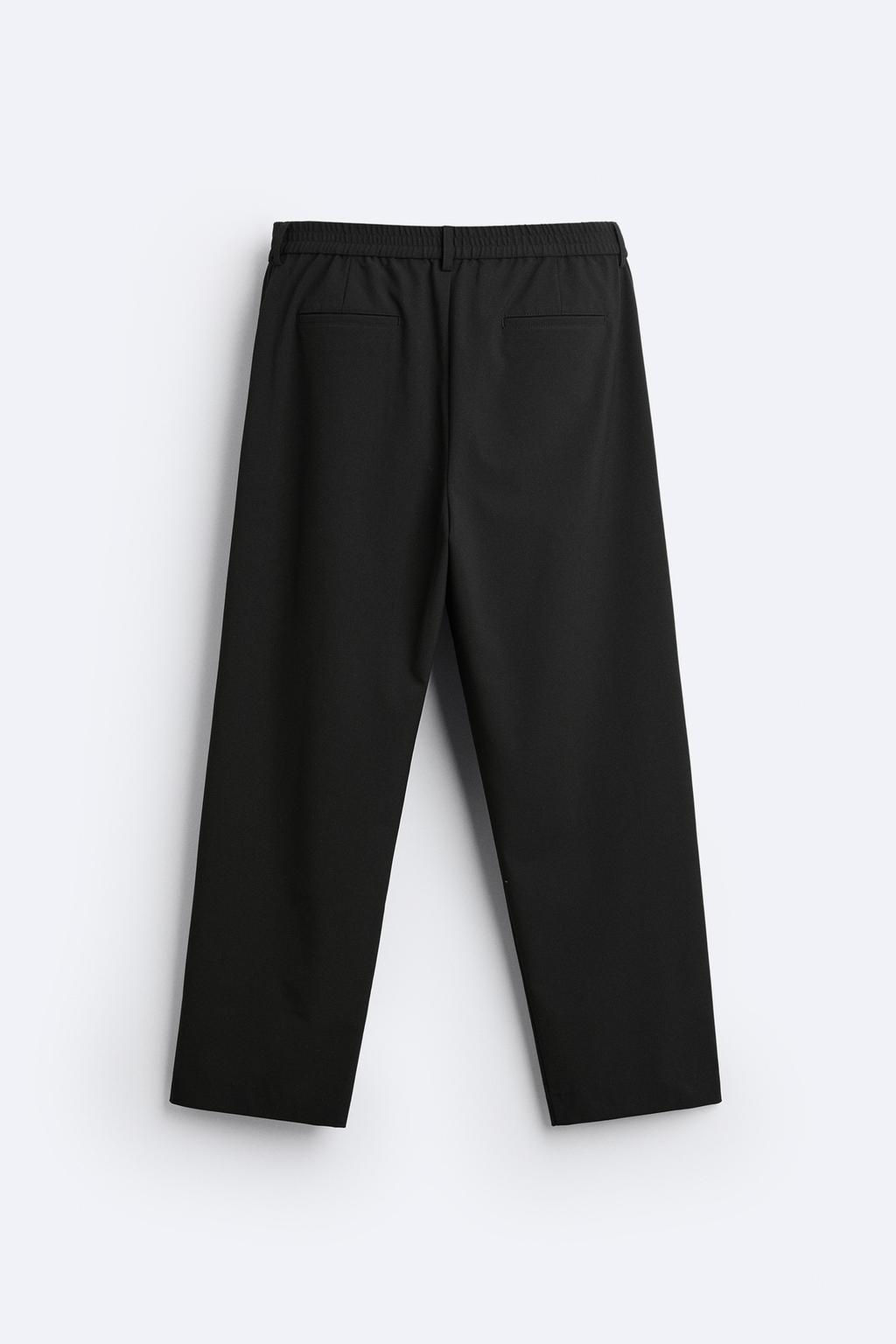 WIDE-FIT PLEATED TROUSERS - Zara фото 16