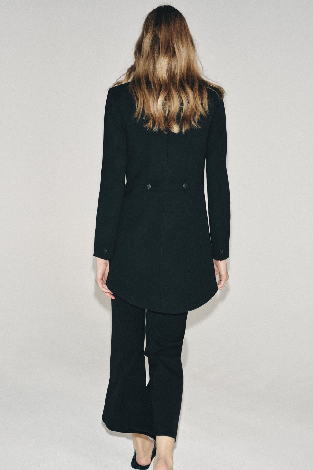 PANTAL?N CROPPED FLARE ZW COLLECTION LIMITED EDITION / Negro - Zara фото 5