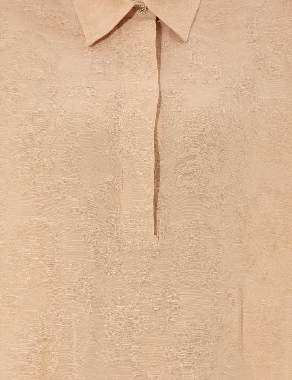 Bej Keten Kar___ml_ A Kesim G_mlek Elbise - Pierre cardin фото 6