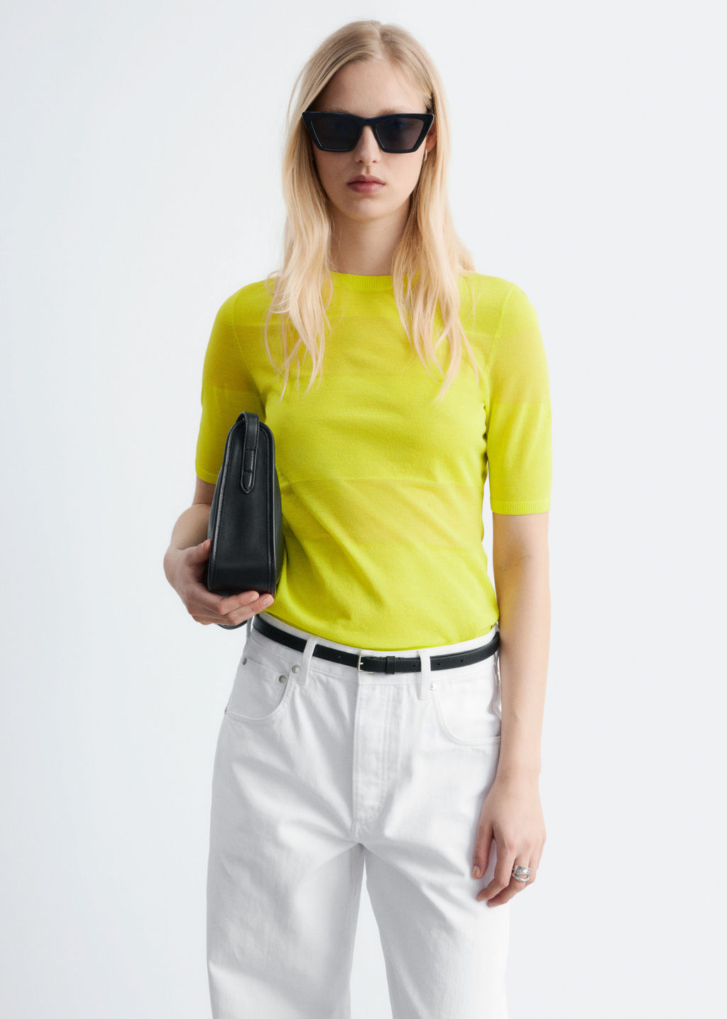 Camiseta de punto fino - H&m фото 2