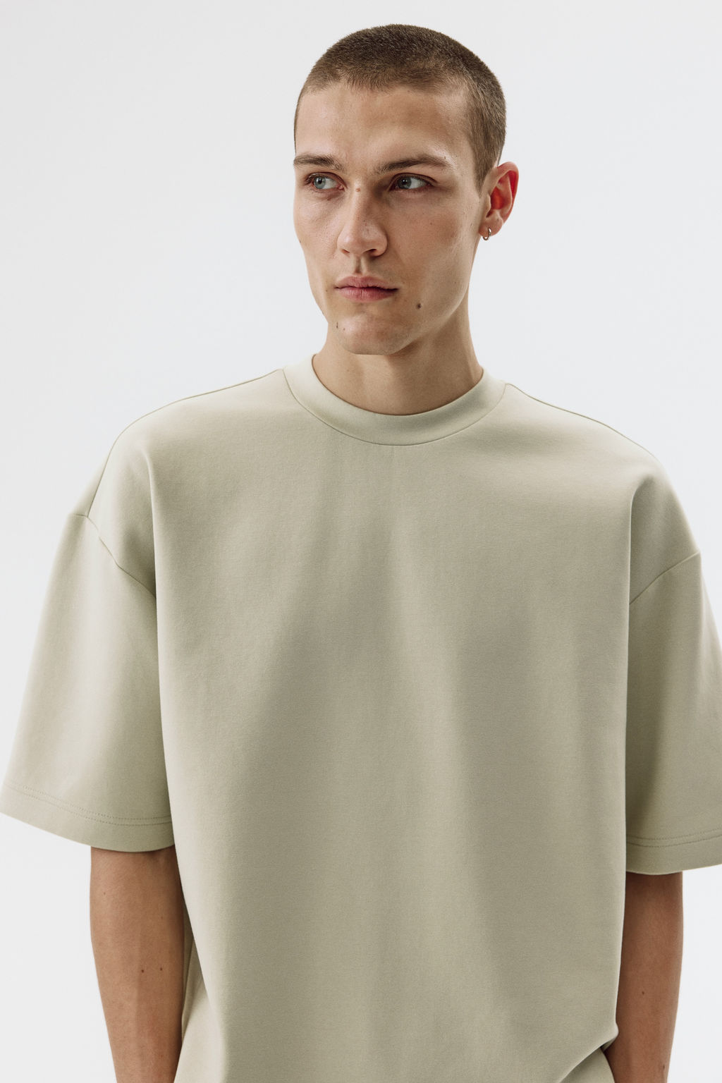 Camiseta efecto neopreno Oversized Fit - H&m фото 7