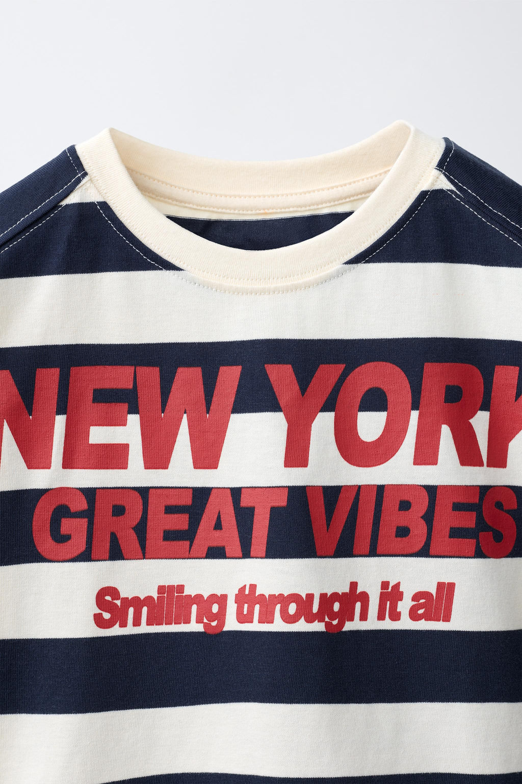 CAMISETA RAYAS ESTAMPADO NY / Rayas - Zara фото 4