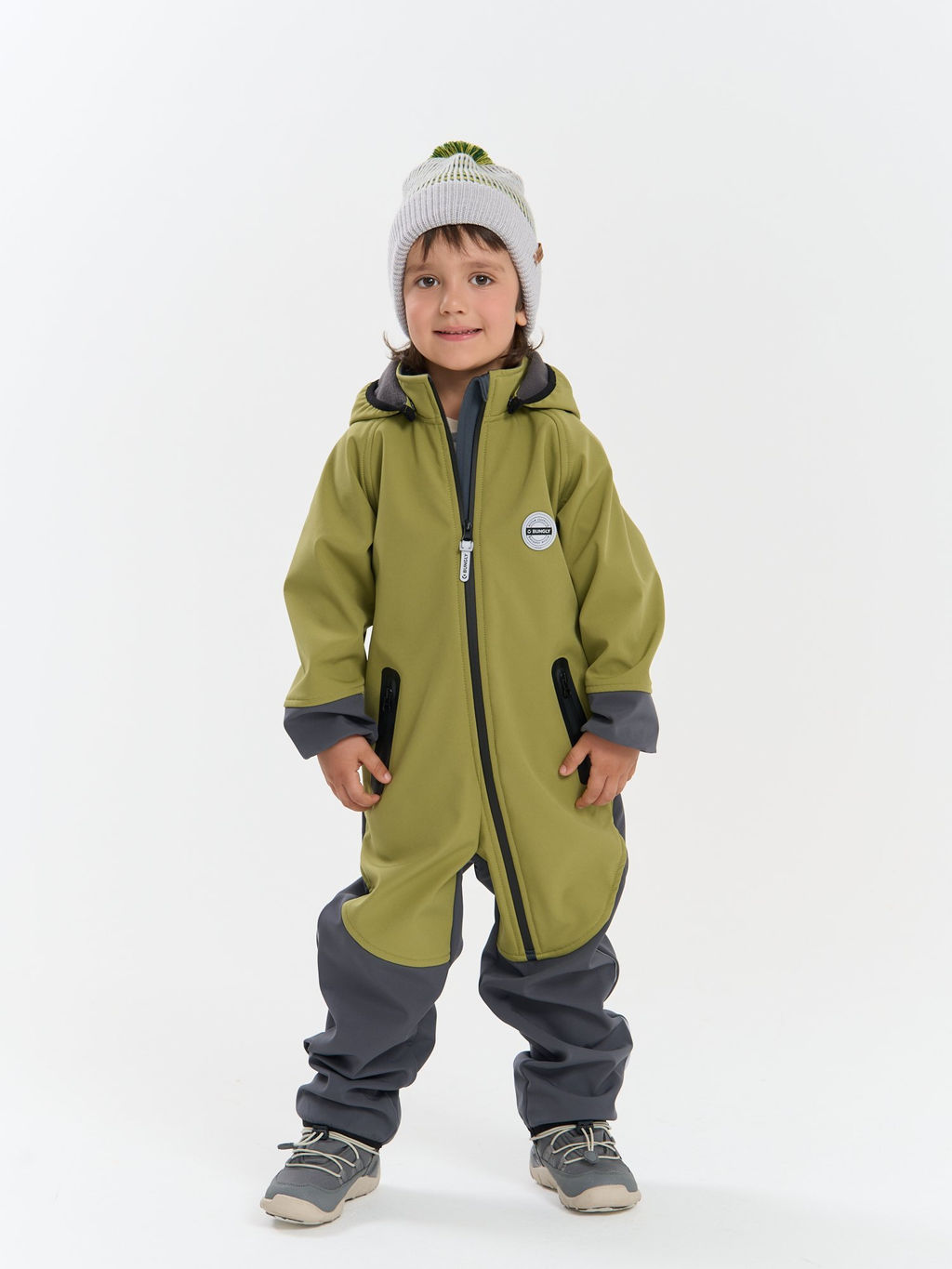 Комбинезон Softshell демисезонный Фисташка - Bungly фото 14