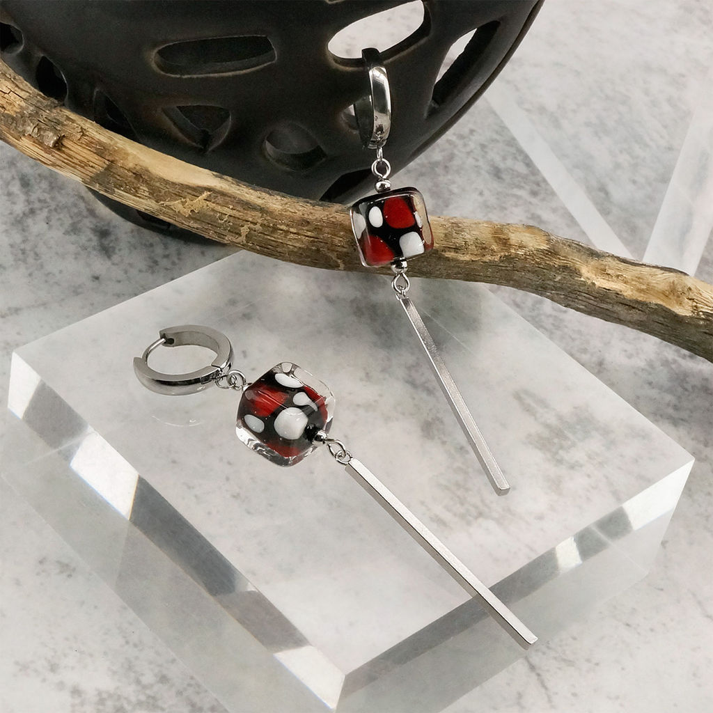 Серьги из муранского стекла EVANESCENT LS3480