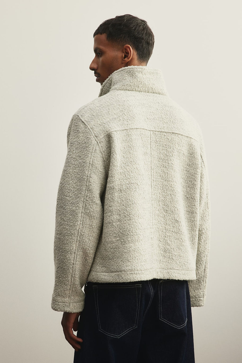 Chaqueta boucle de mezcla de lana Regular Fit - H&m фото 4