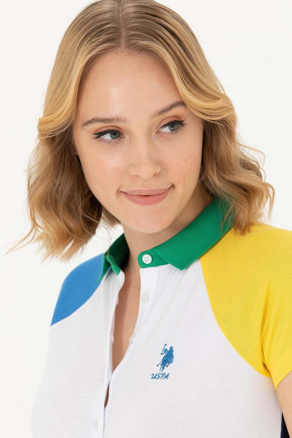 Kad_n Beyaz Polo Yaka Ti__rt - U.s. polo assn фото 2