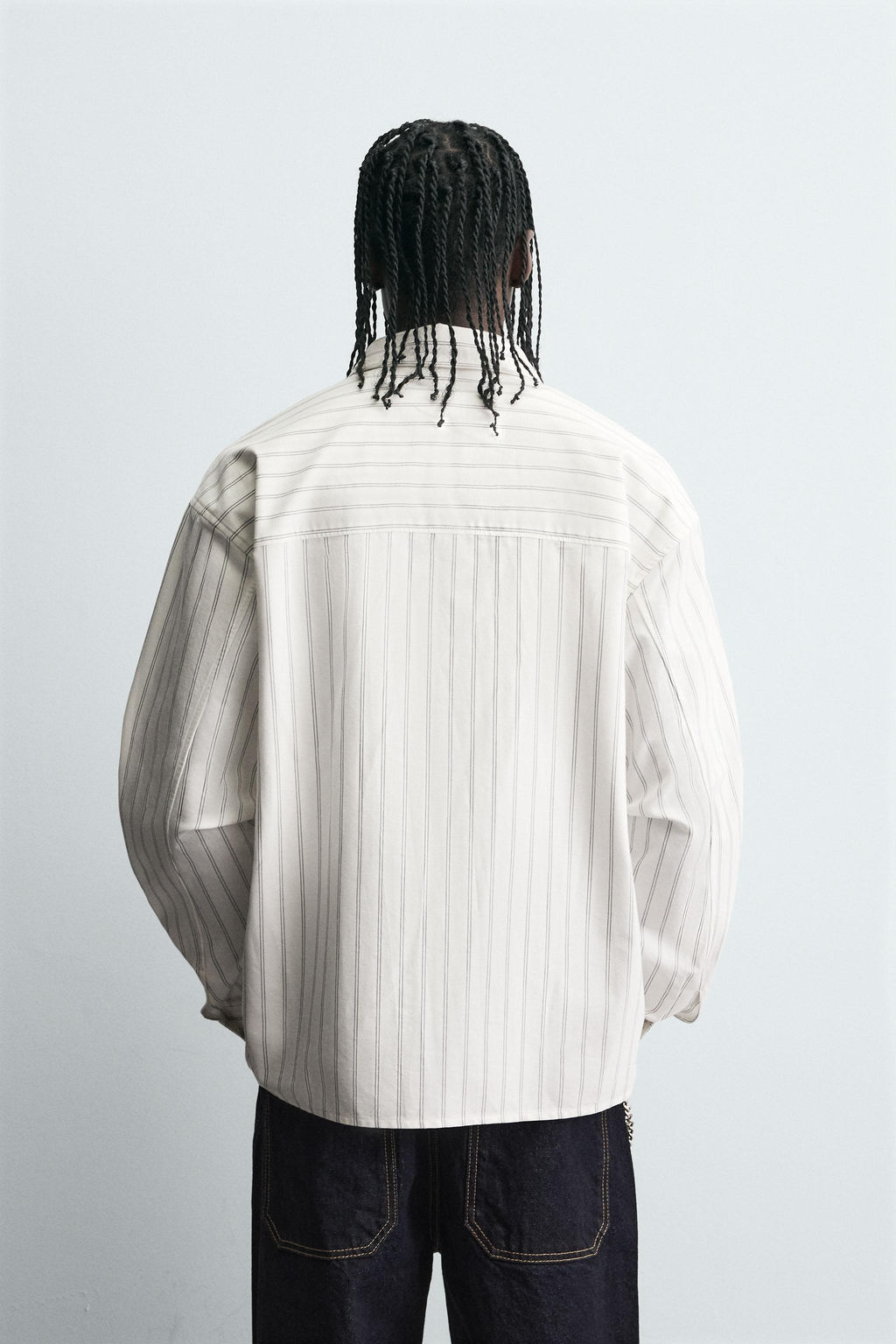 STRIPED SHIRT WITH POCKET - Zara фото 3