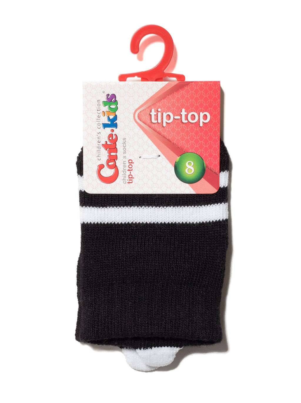 Цена за 2 пары CONTE Хлопковые носки TIP-TOP с пикотом-язычком для самых маленьких черный