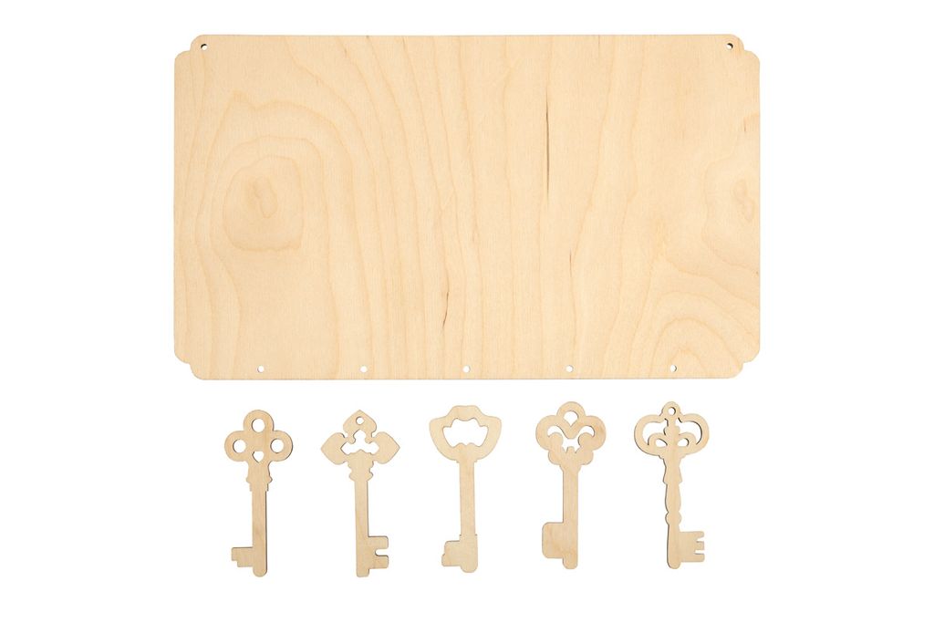 Заготовка для декорирования Mr. Carving ВД-1065 Панно с подвесками фанера 18 х 30 х 0.3 см Сердечки и птички фото 4