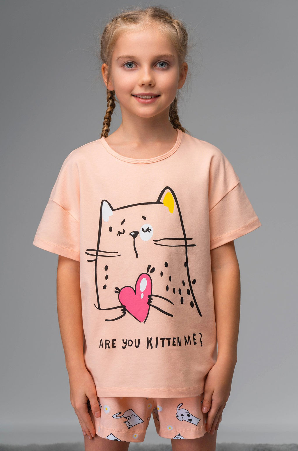 Пижама для девочки с шортами Bonito  фото 2