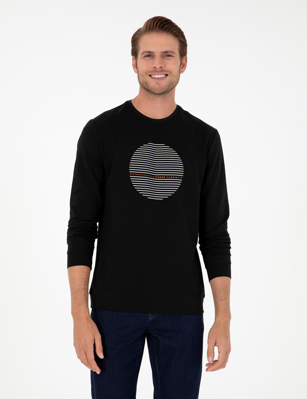 Siyah Regular Fit Sweatshirt