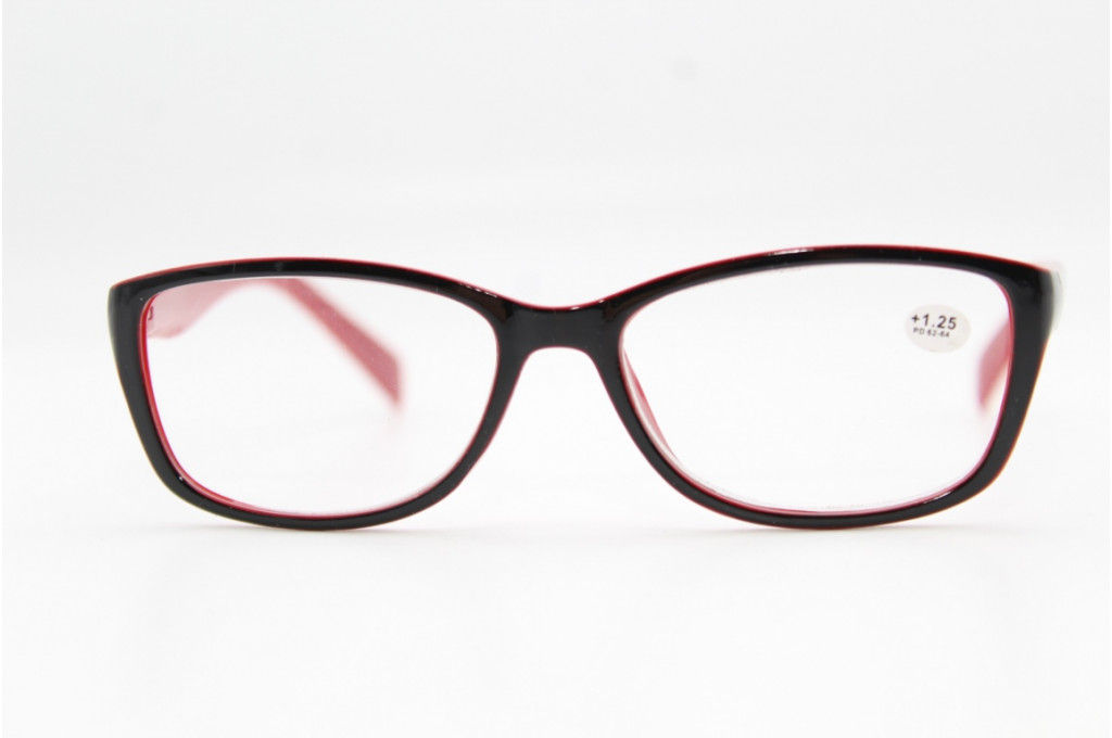 Готовые очки LEWIS 836 (56-17-137) ФЛЕКС С353 красные