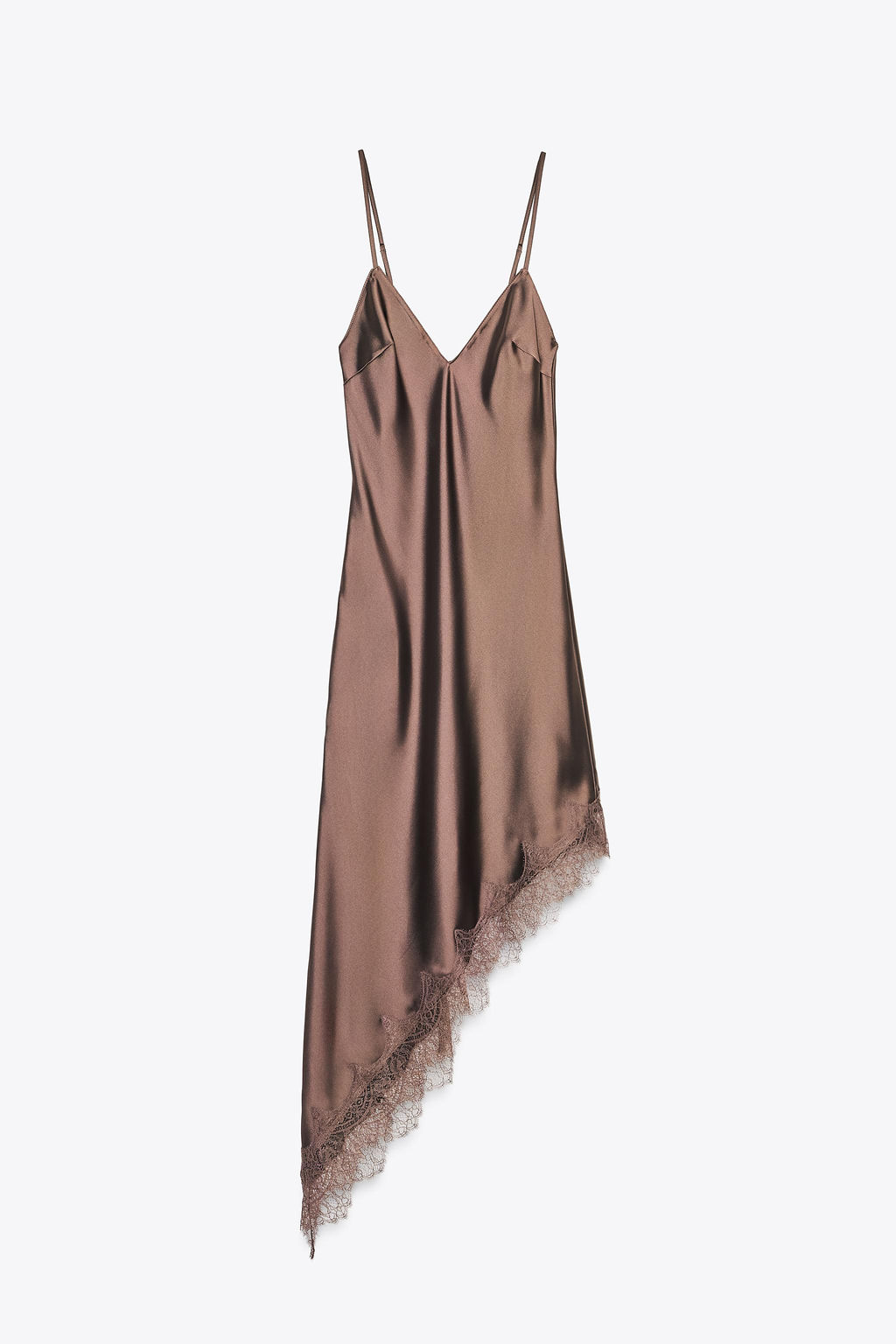 SATIN LACE DRESS - Zara фото 7