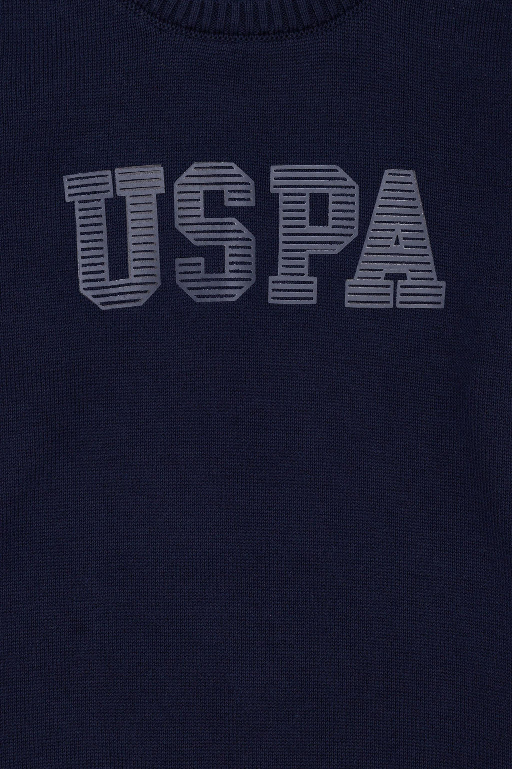 U. S. Polo Assn Темно-синий трикотажный свитер с круглым вырезом для мальчика - U.s. polo assn фото 4