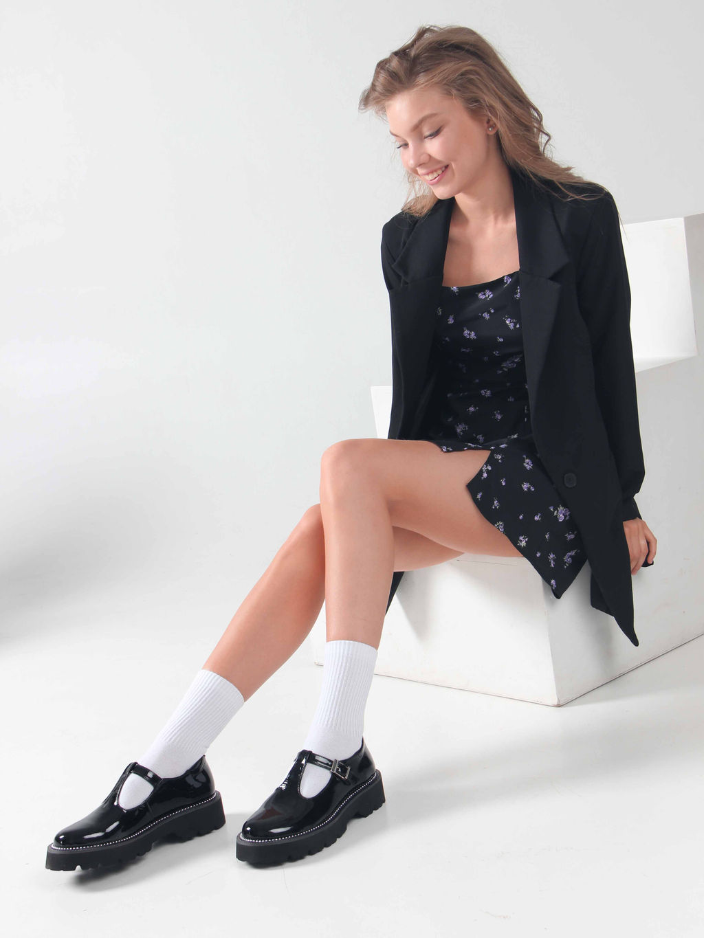 Туфли полуботинки 1004.5151 bl. Черный