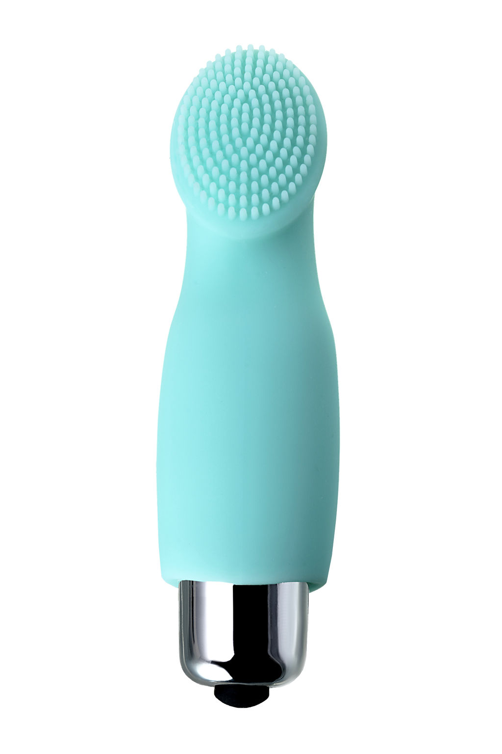 Вибронасадка на палец для клиторальной стимуляции JOS BLISS, силикон, голубая, 9 см  фото 2