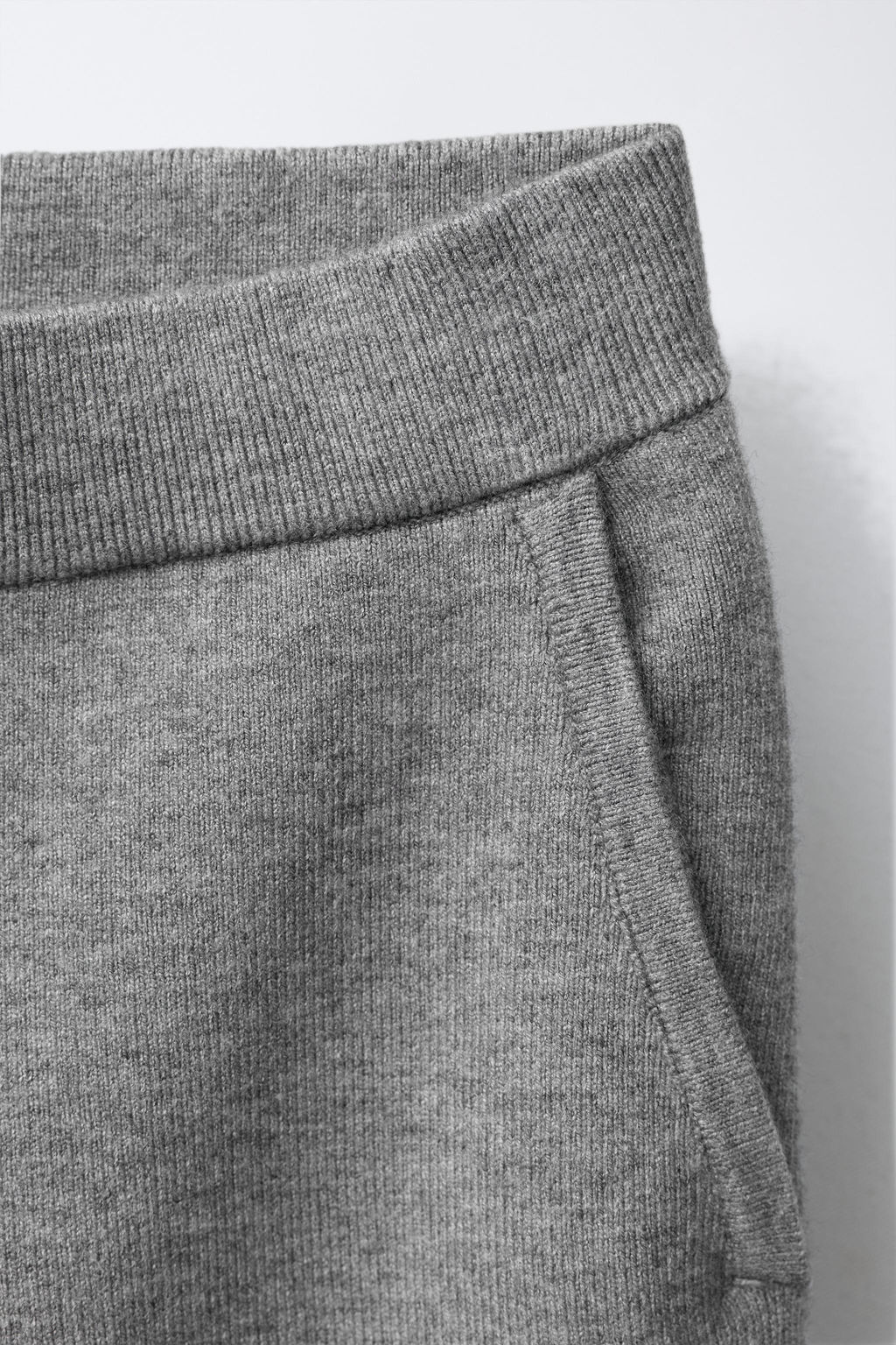 PANTAL?N PUNTO WIDE LEG / Gris medio - Zara фото 3