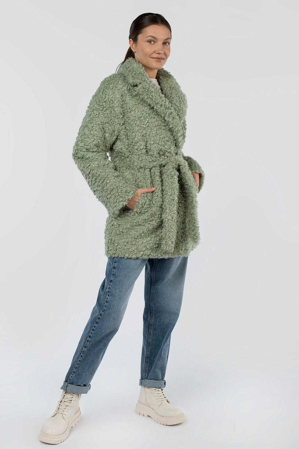 Пальто ЭКО-МЕХ утепленное Термофинн 150 - El podio фото 4