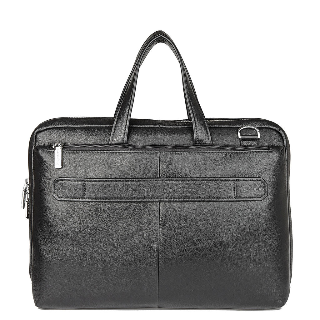 Мужская кожаная сумка деловая - Barcelo biagi фото 2