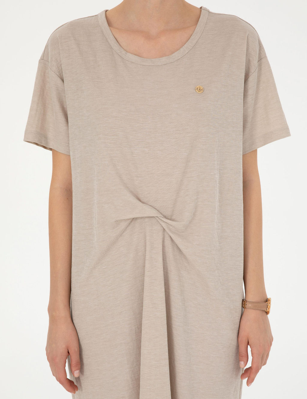 Bej Regular Fit _rme Elbise - Pierre cardin фото 5