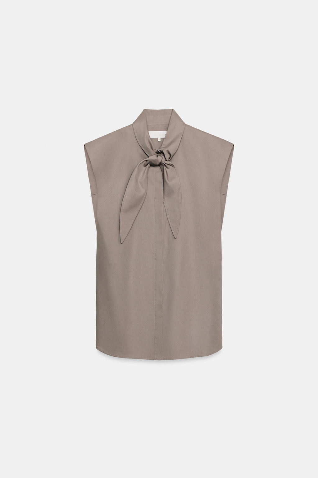 CAMISA RAYAS LAZADAS ZW COLLECTION / Gris - Zara фото 7