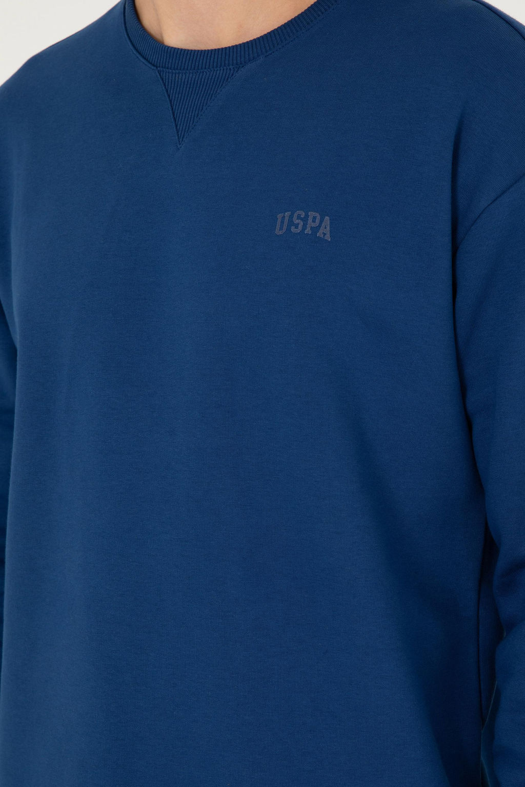 Мужской базовый свитшот цвета индиго Неожиданная скидка в корзине - U.s. polo assn фото 7