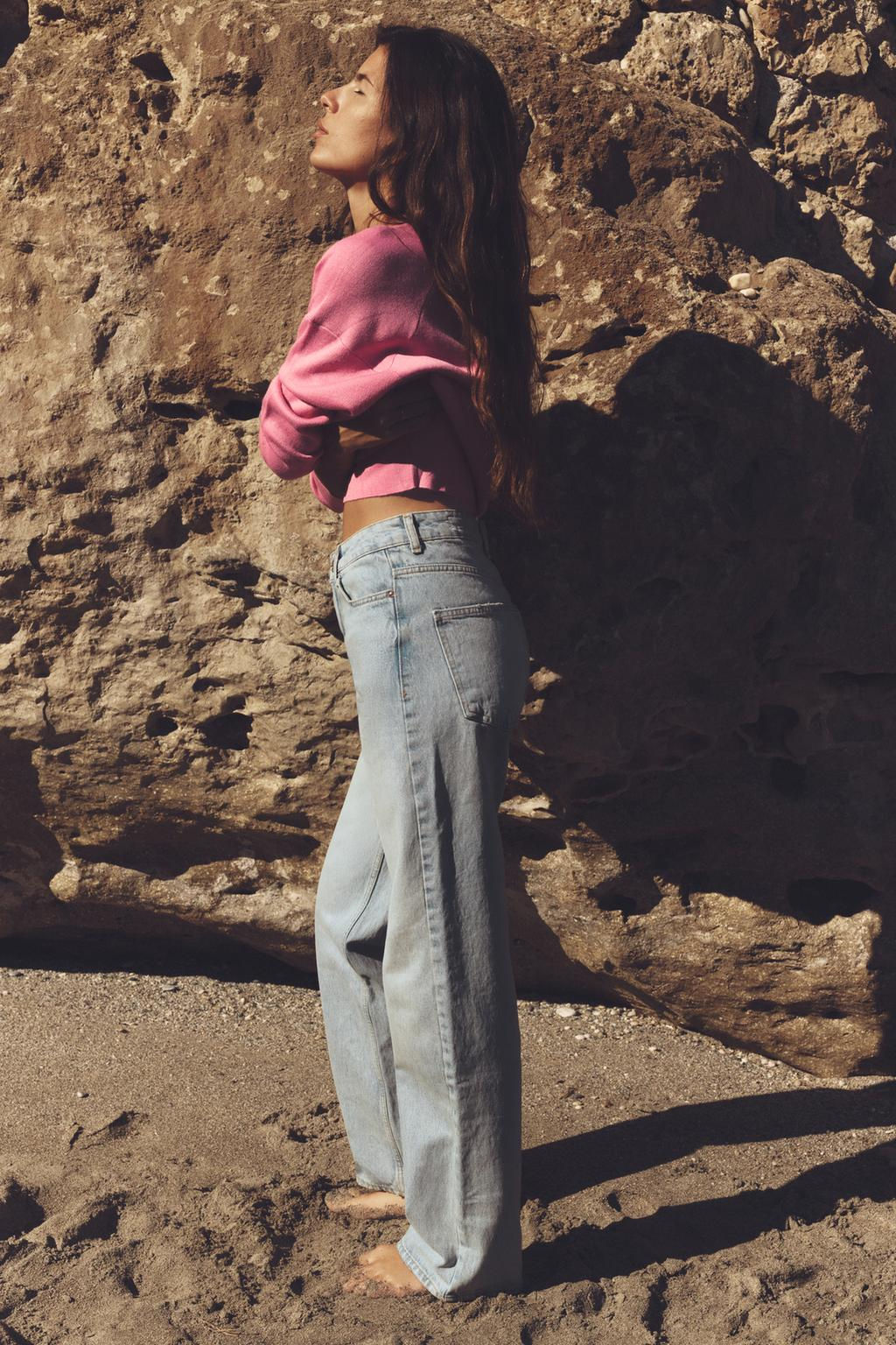 JEANS Z1975 STRAIGHT HIGH WAIST LONG LENGTH - Zara фото 9