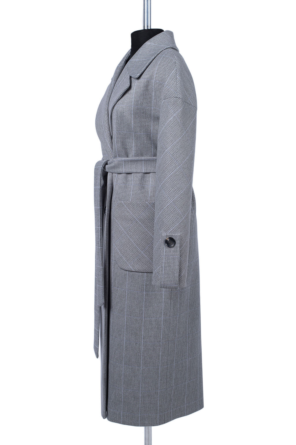 01-12274 Пальто женское демисезонное (пояс)