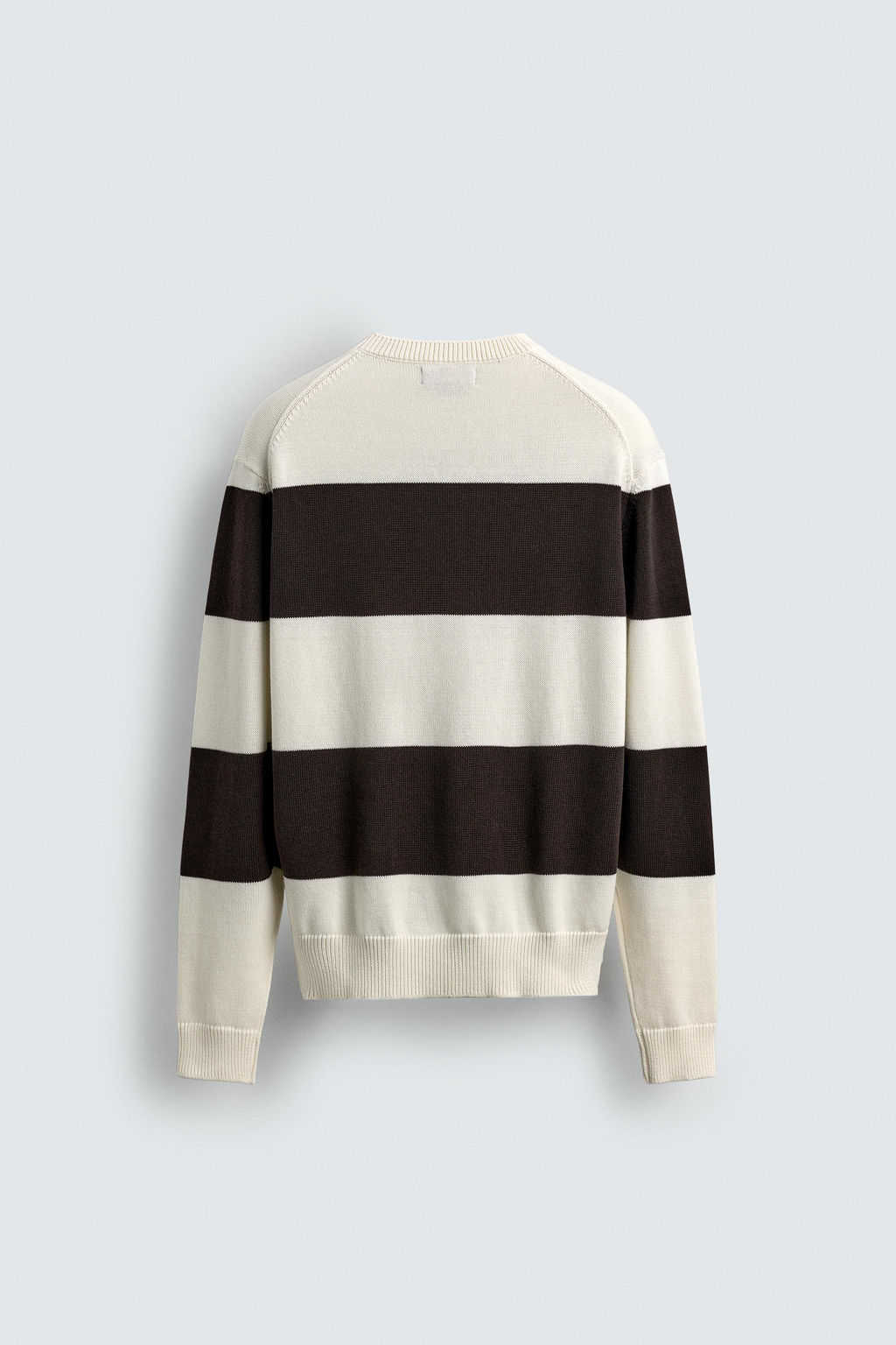 JERSEY JACQUARD RAYAS AARON LEVINE X ZARA / Marr?n / Crudo  фото 7