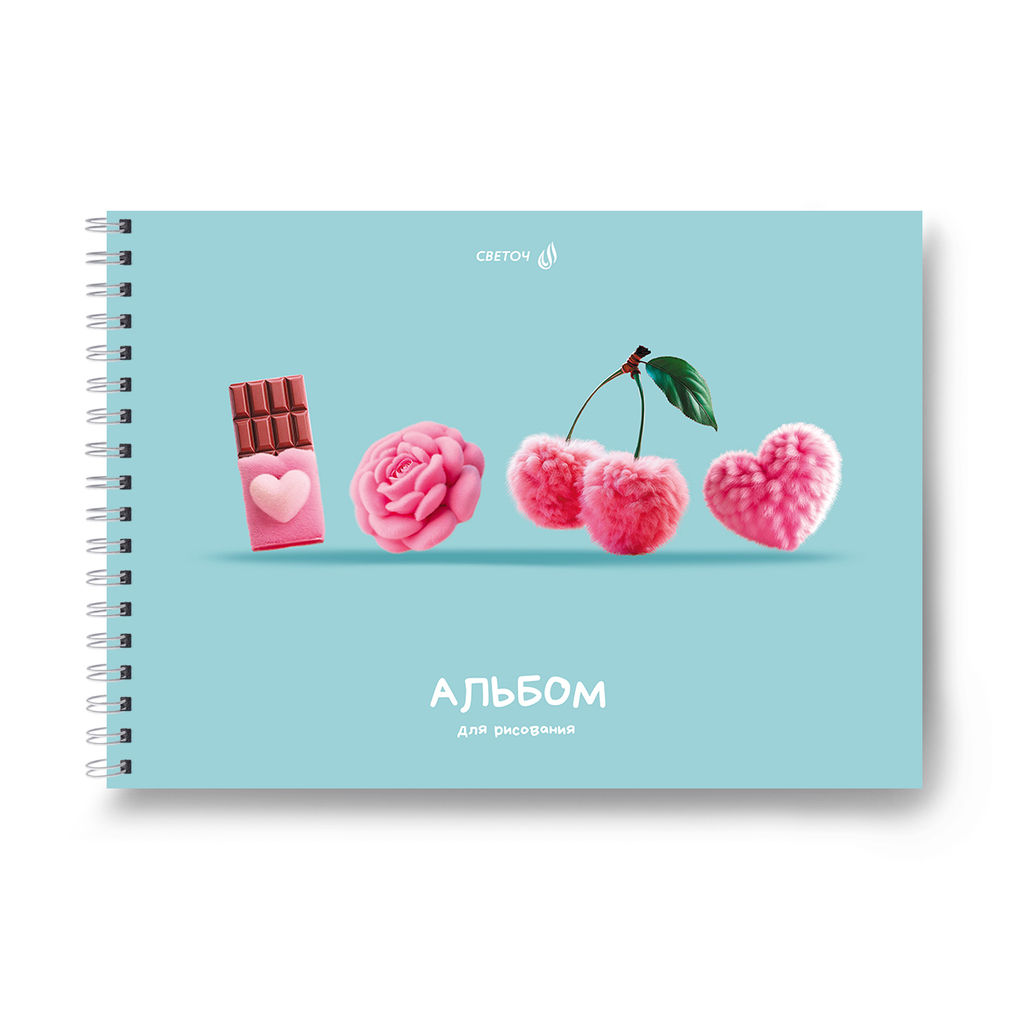 Светоч А232 Альбом для рисования, выбор.лак. 100 г/м2 A4 29.5 х 21 см 5 шт. на гребне 40 л. 01618 МИКС Движение - жизнь  фото 13