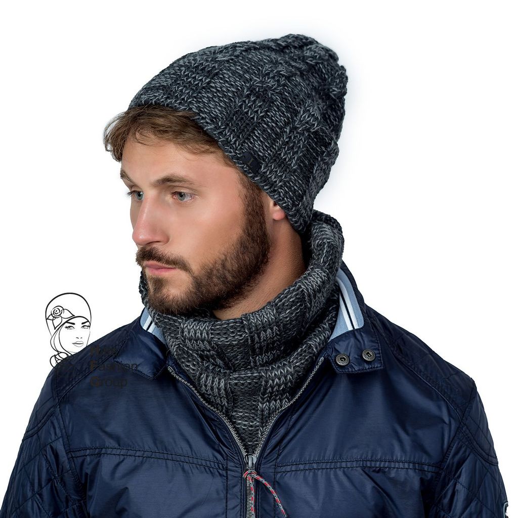 ГУСТАВО к-т шапка, снуд мужские - Landre фото 7