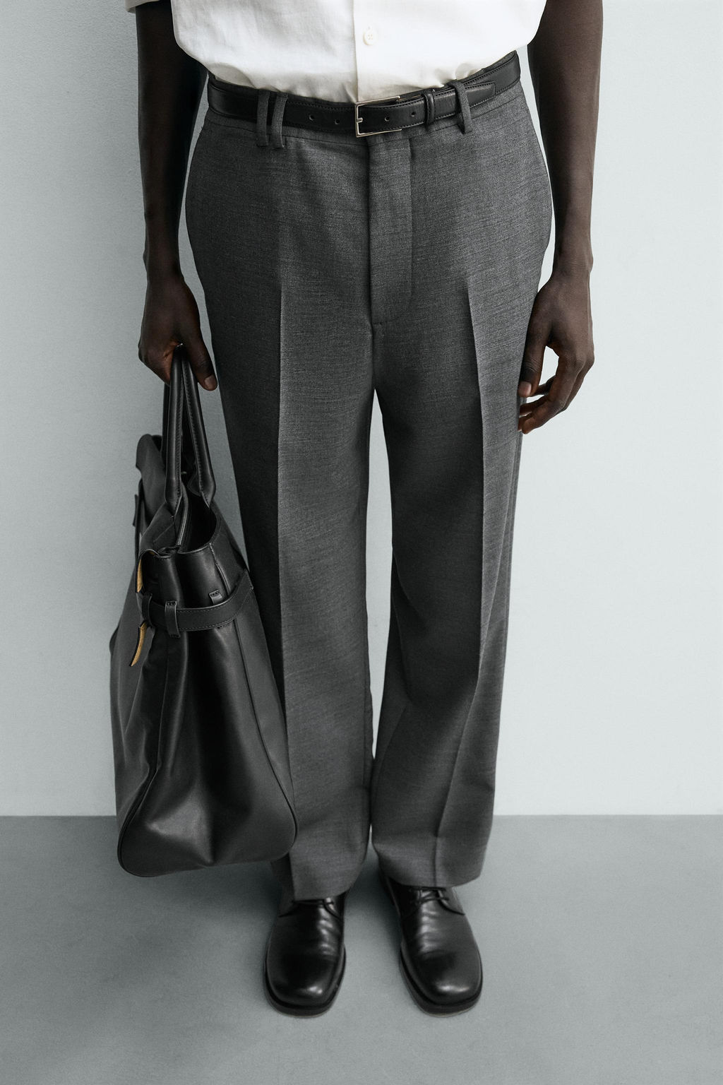 PANTAL?N STRAIGHT FIT CONFORT / Gris vigor? - Zara фото 6