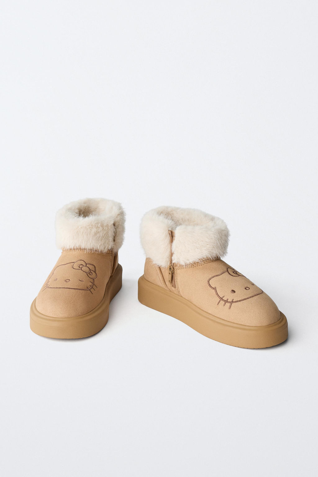 HELLO KITTY SANRIO LINED ANKLE BOOTS - Zara фото 3