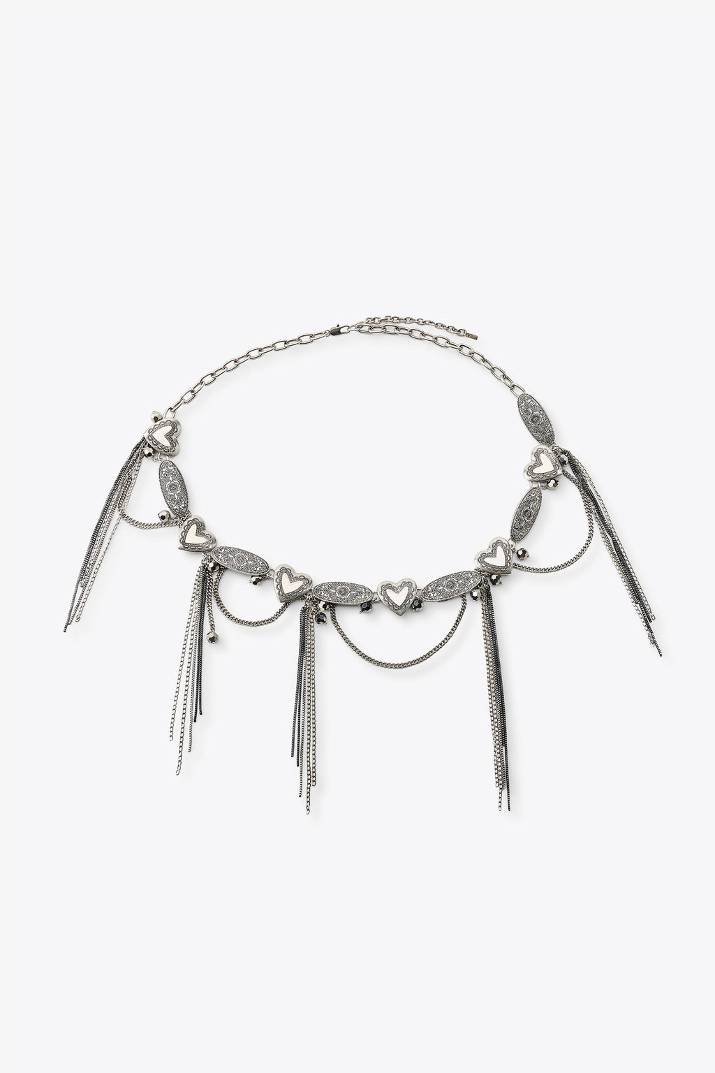 BELT WITH HEART CHARM CHAINS - Zara фото 3