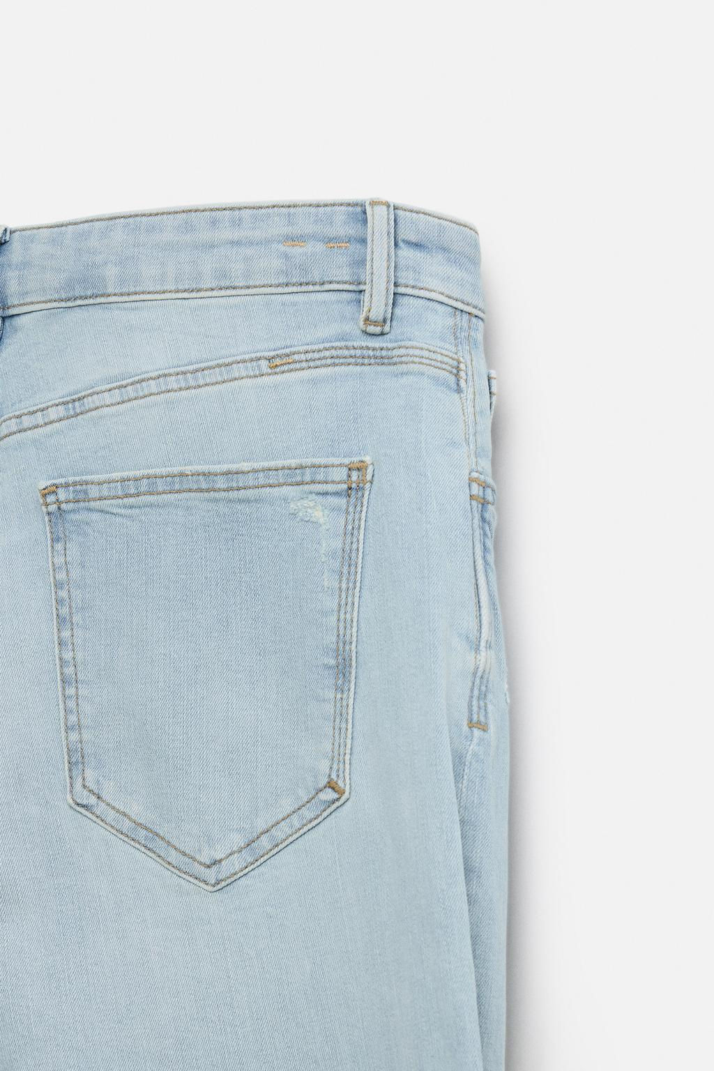 RIPPED SKINNY FIT JEANS - Zara фото 10
