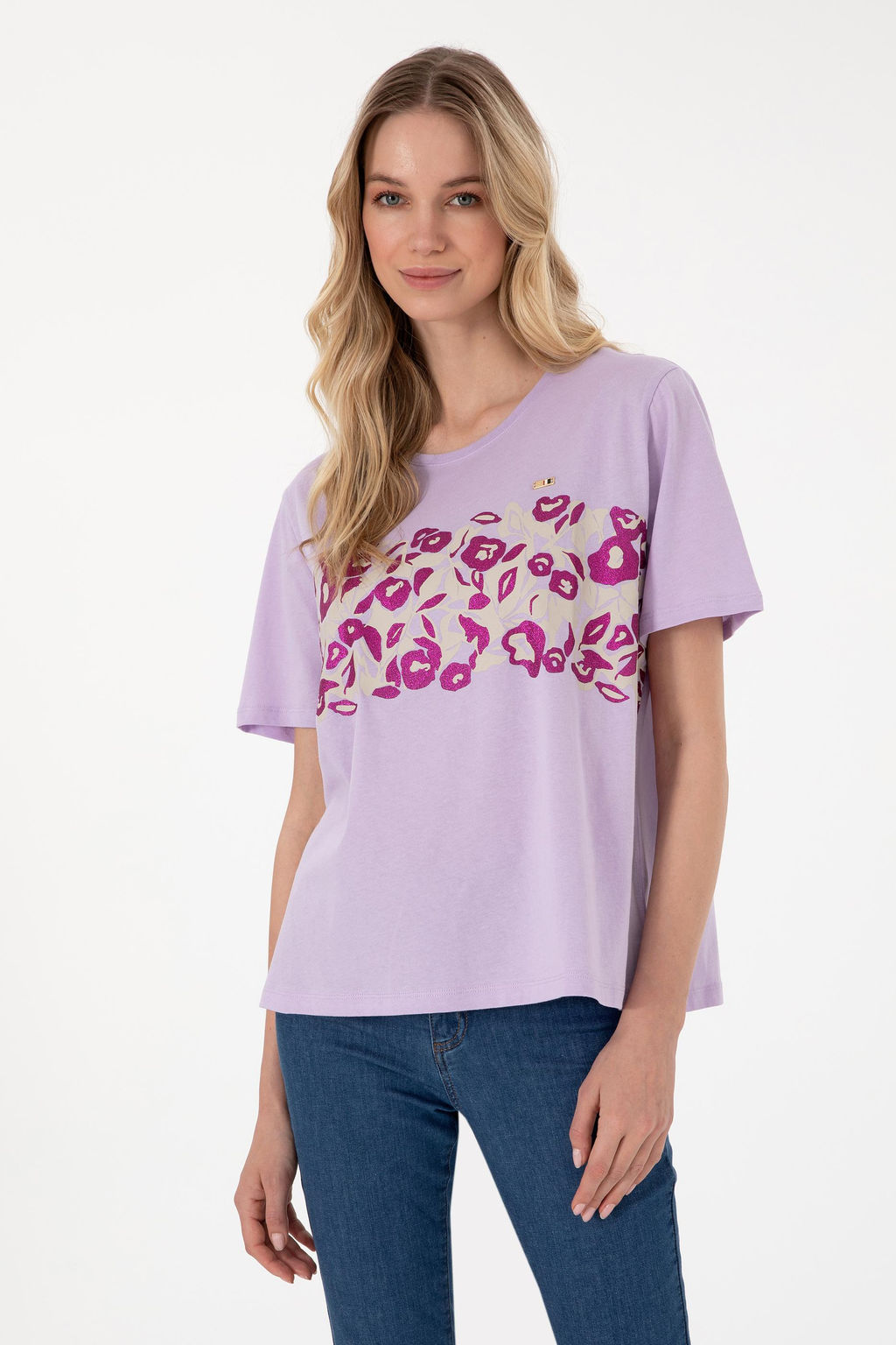 Kad_n Lila Ti__rt Sepette S_rpriz _ndirim - U.s. polo assn фото 3